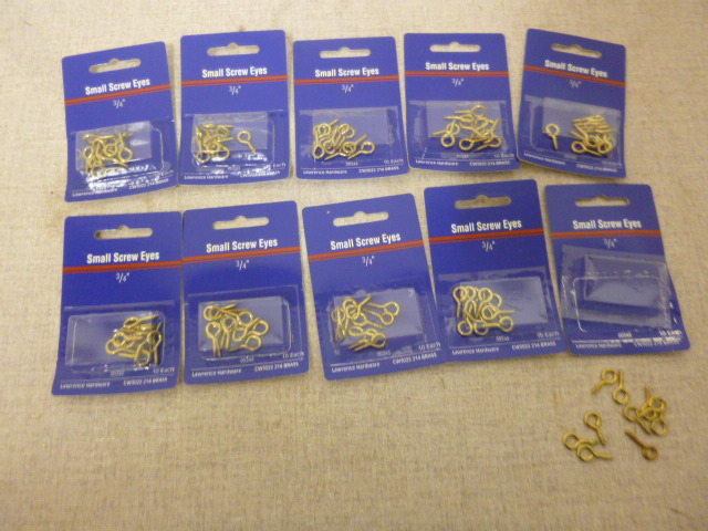 lot 227 image: 10 Packs of Small Screw Eyes