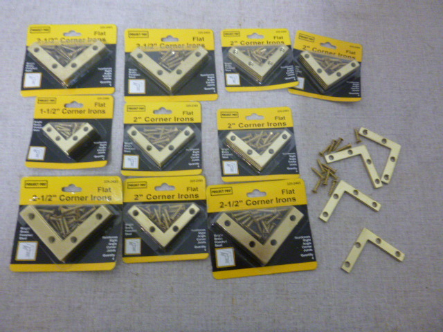 lot 230 image: 11 Packs of Project Pro Flat Corner Irons