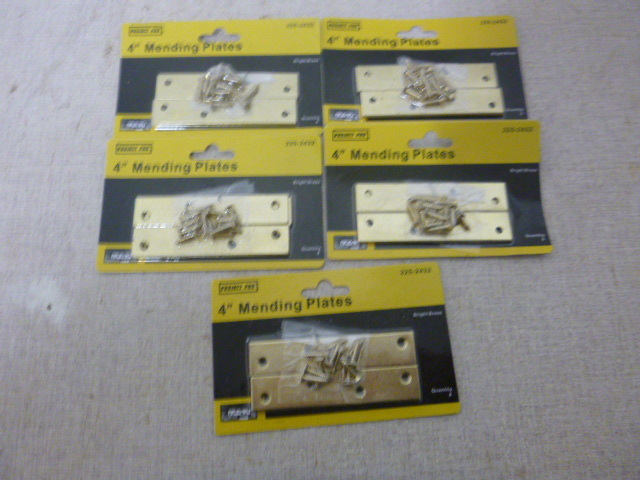 lot 234 image: 5 Packs of Project Pro 4 Mending Plates
