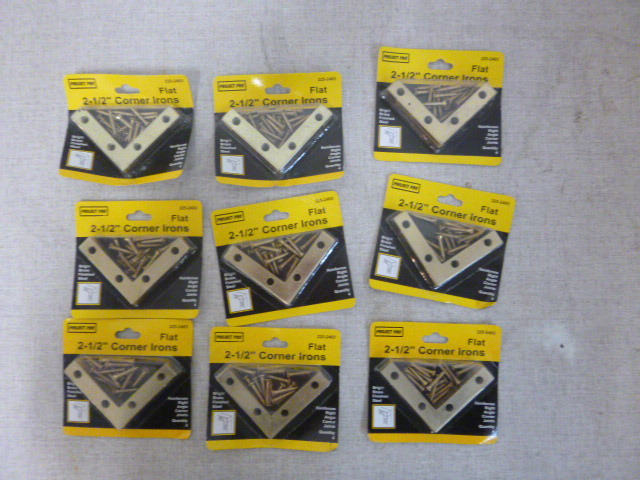lot 236 image: 9 Packs of Project Pro 2 12 Flat Corner Irons