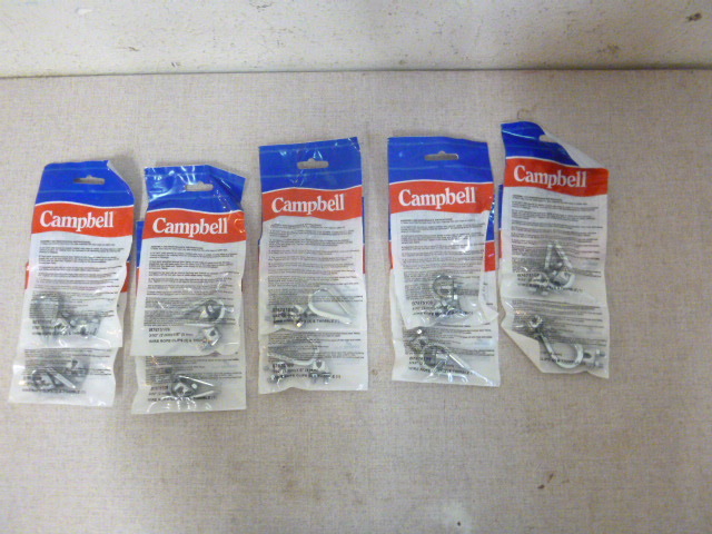 lot 239 image: 10 Bags of Cooper Tools Clips and Thimbles