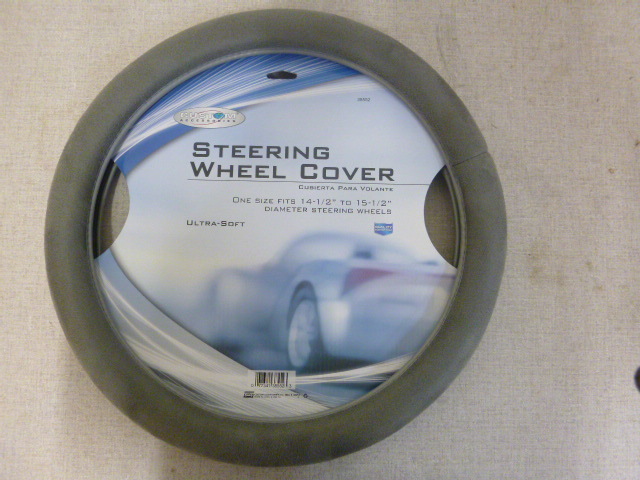 lot 255 image: Custom Ultra Soft Steering Wheel Cover