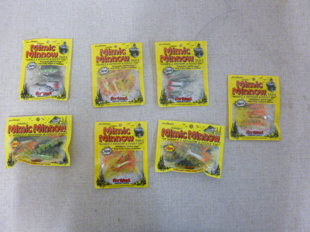 lot 286 image: 7 Packs of Northland Lifelike Mimic Minnows