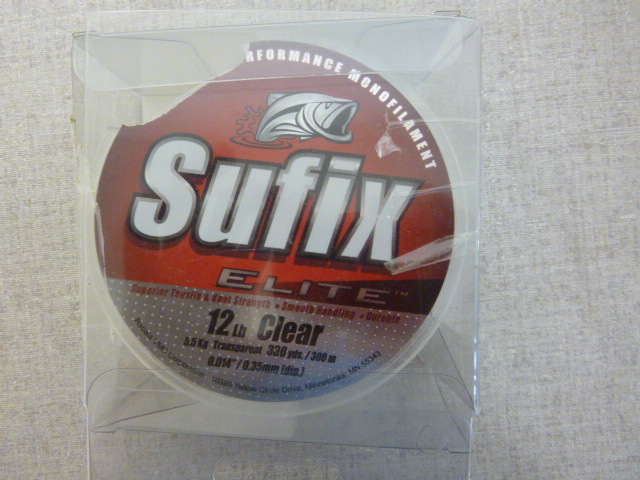 lot 288 image: Sufix 12 Lb. Clear Fishing Line