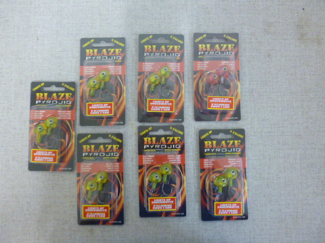 lot 300 image: 7 Packs of Blaze Pyrojigs