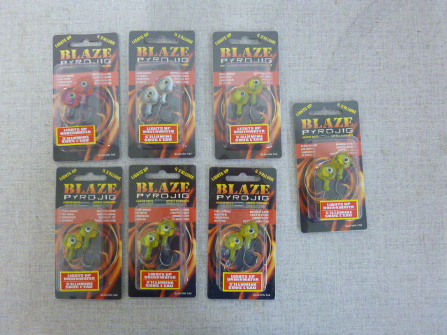lot 301 image: 7 Packs of Blaze Pyrojigs