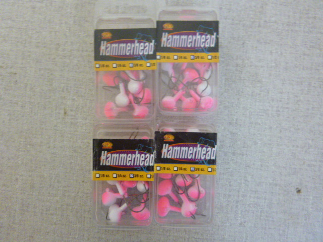 lot 302 image: 4 Packs of Apex Hammerhead Jig Heads