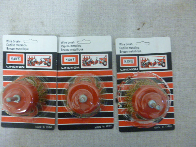 lot 316 image: 3 Hawk Wire Brushes