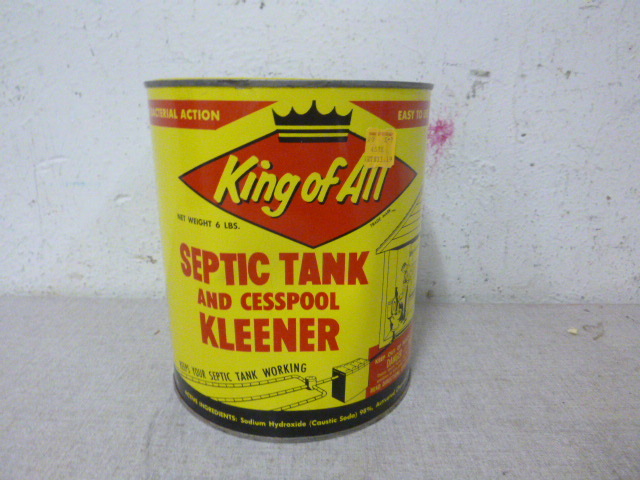 lot 410 image: King of All Septic Tank and Cesspool Kleener