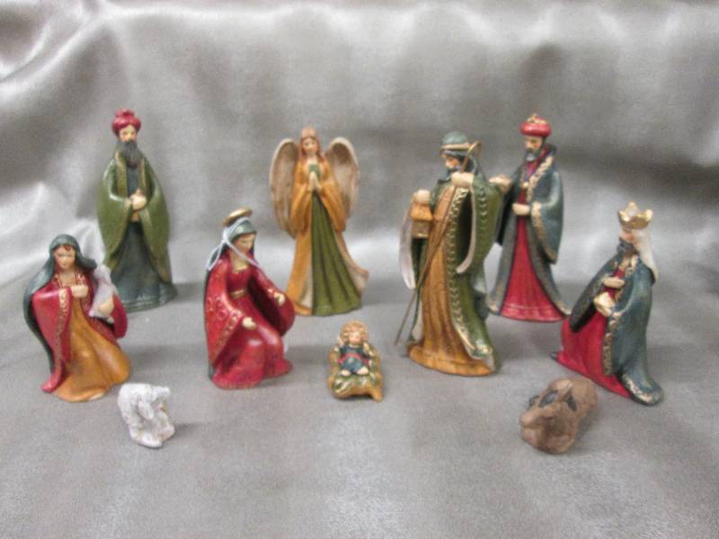 10 pc Ceramic Nativity Set 6 inch...
