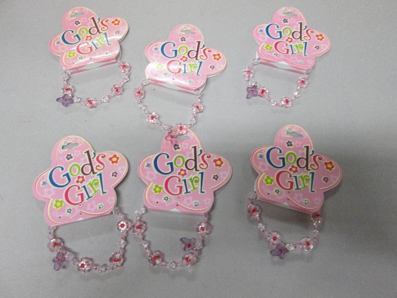 Lot of 6 Gods Girl Elastic  Brac...