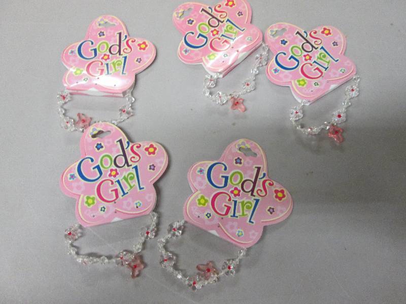 Lot of 5 Gods Girl Elastic  Brac...