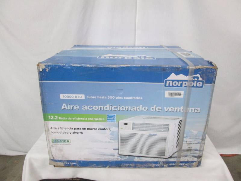 lot 2 image: Norpole 10,000 Btu Window Air Conditioner