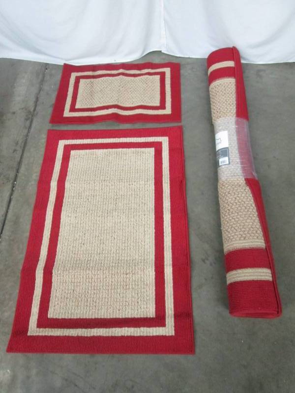 lot 10 image: Alcove Trenton 3-pc. Area Rug Set