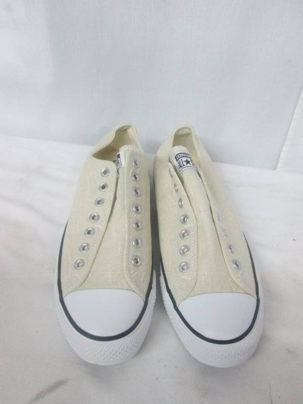 lot 25 image: Converse Unisex Washed Textile Low-Cut Sneakers
