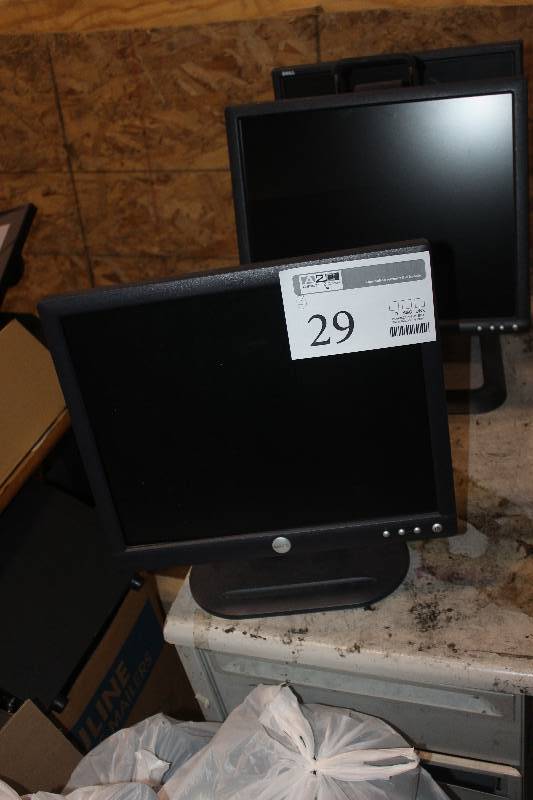 lot 29 image: Lot of (3) Dell Computer Monitors