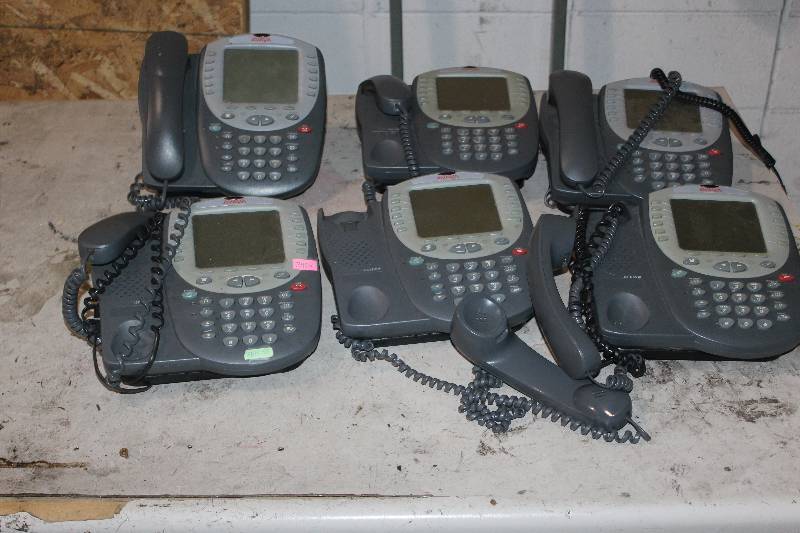 lot 59 image: Lot of (6) Avaya 4621SW IP Network Phones