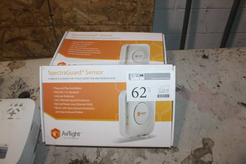 lot 62 image: Lot of SpectraGuard Sensor Wireless Scanner