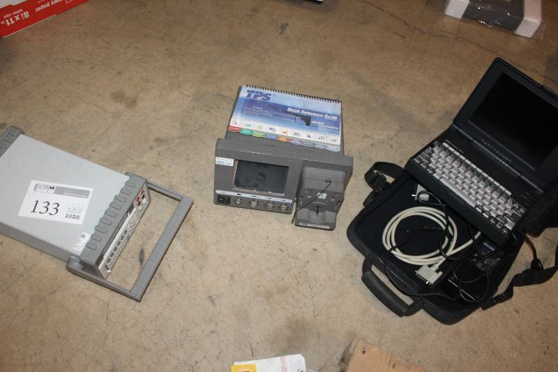 lot 133 image: Lot of (3) Electronics Including Zeos Notebook 386, Stryker TPS Irrigation Console, Medical Equipment