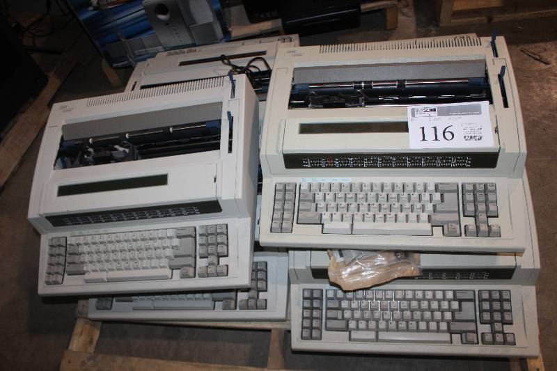 lot 116 image: Lot of (6) IBM Wheelwriter 2500