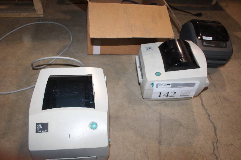 lot 142 image: Lot of (2) Zebra Technologies Electronics Including 1) TLP 2844 AND 1) GX420d