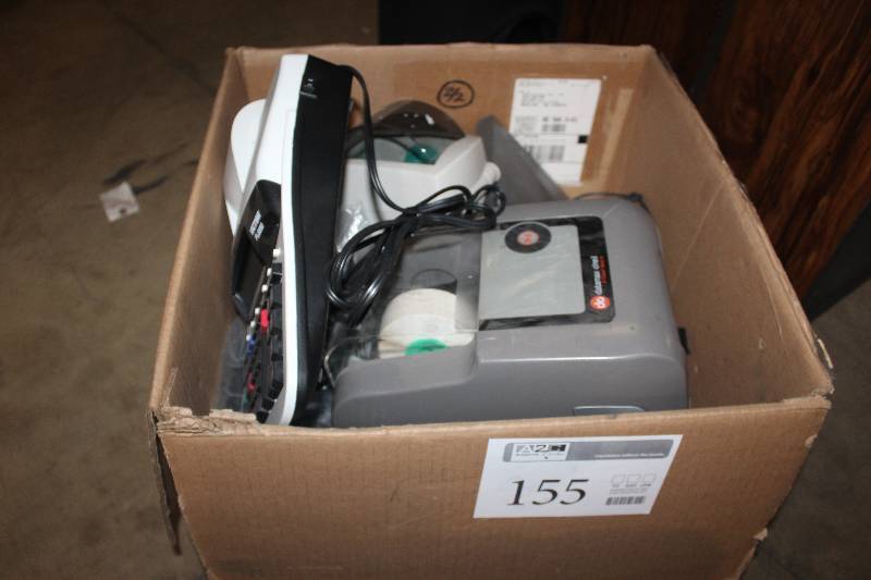 lot 155 image: Box Lot of Adding Machines