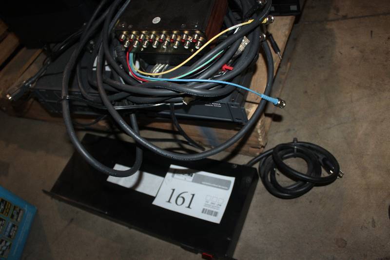 lot 161 image: Lot of (4) Electronics Including 1) Furman RackRider Power Switch 120V, 15A, 1800W AND 1) MediaLink Switcher MLS406SA AND 2) More