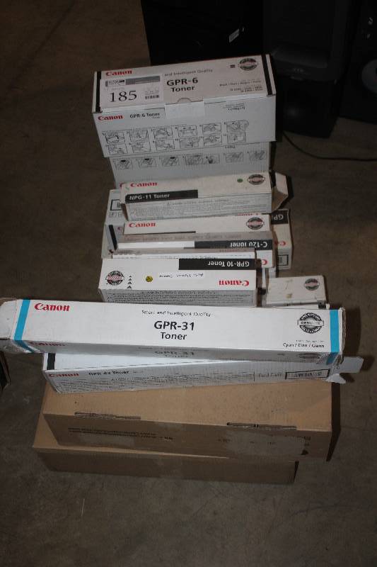 lot 185 image: Lot of (25) Boxes of Canon Toner