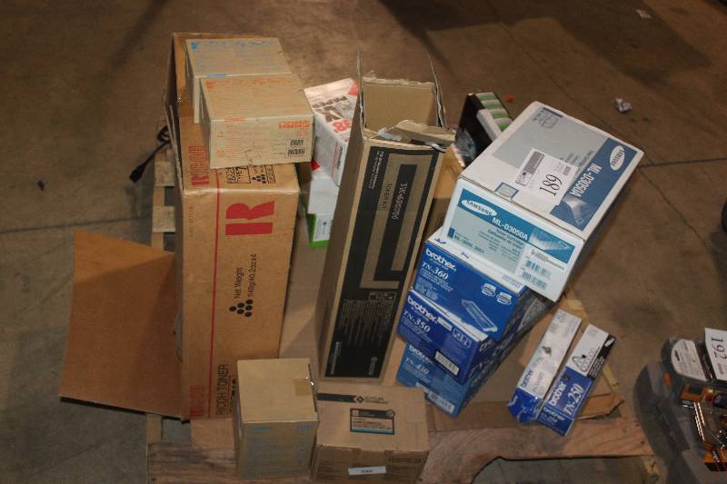 lot 189 image: Pallet Lot of Toner Cartridges