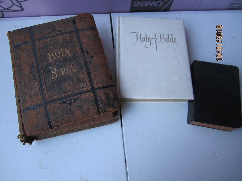 Lot of old bibles...