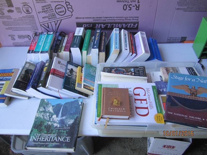 Large lot of textbooks and more...