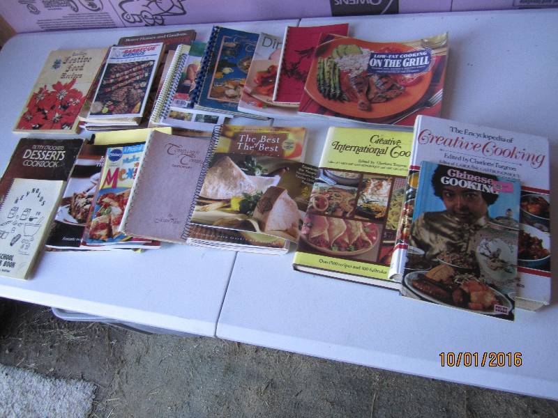 Lot of cookbooks...