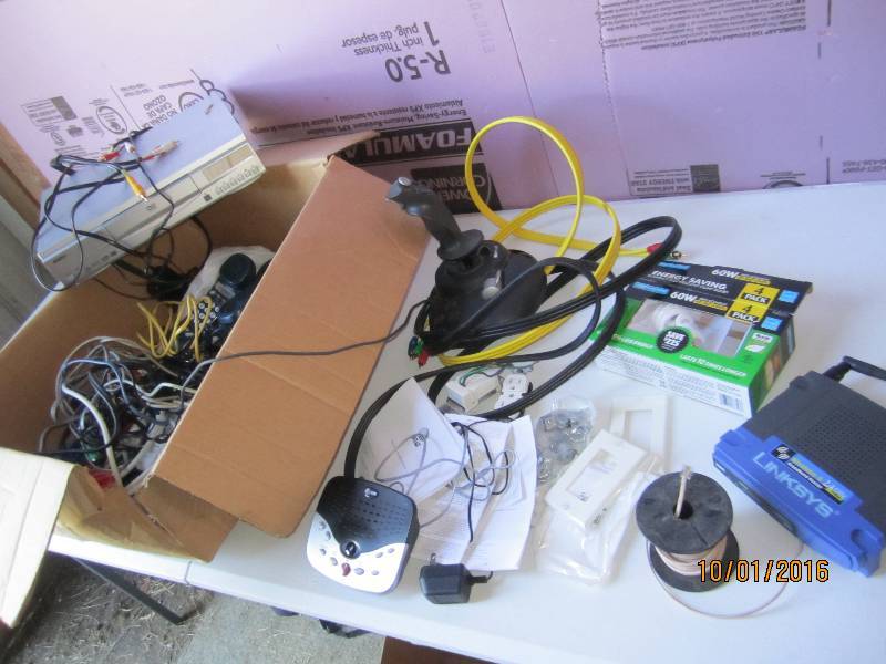 Lot of electronics and electrical ...