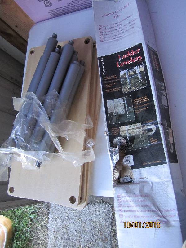 Shelf and ladder levelers...