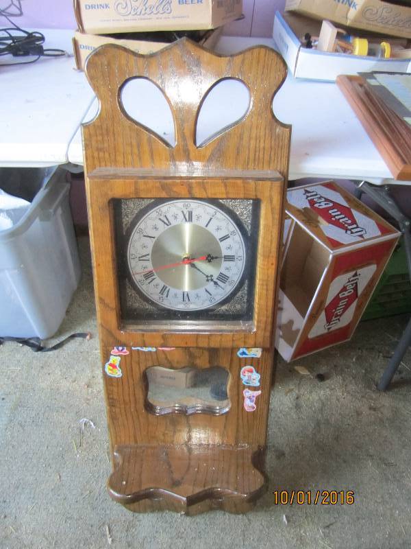 Clock wall display shelf...