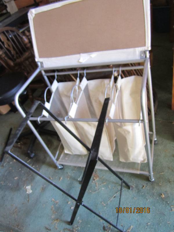 Laundry sorter and bag holder...