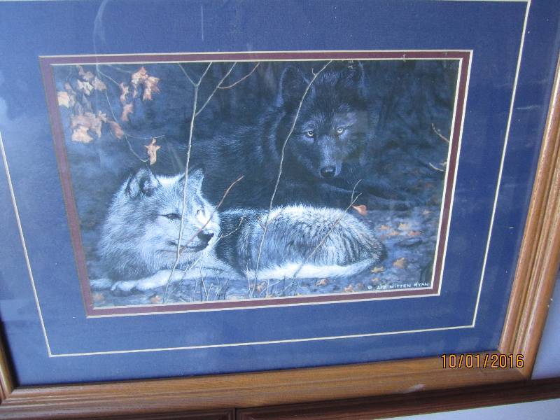 Lot of framed art...