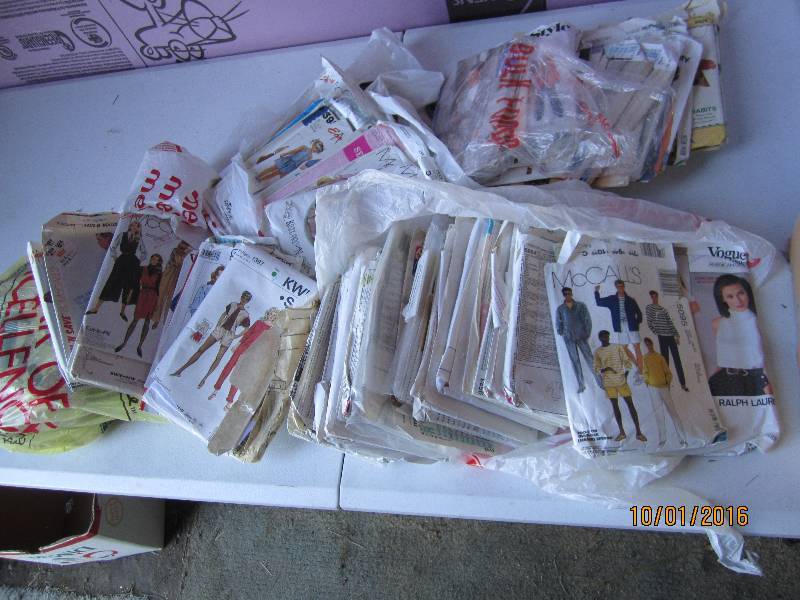 Lot of sewing patterns...