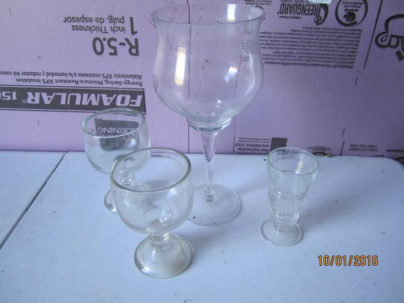 Large glasses, the talest isa 16...