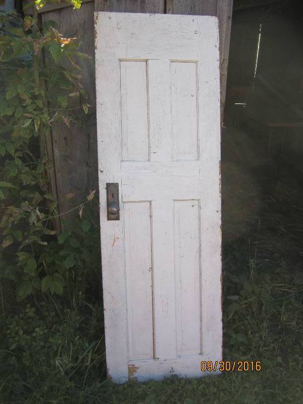Reclaimed door with handle...
