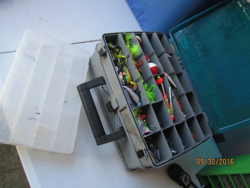 Tackle box filled with tackle...