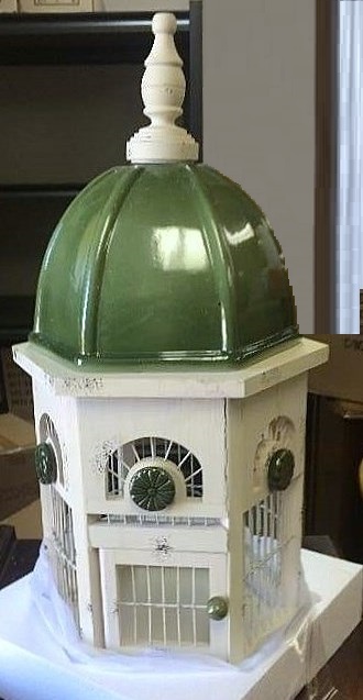 Ceramic Roof Birdcage