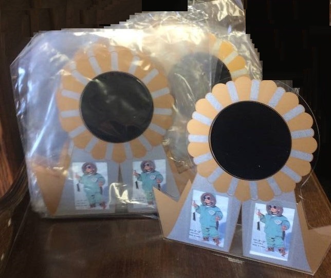 Plastic Award Ribbon Photo Frame