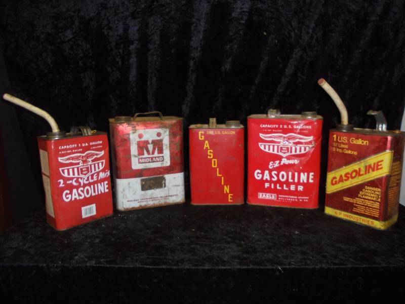 Lot - Misc Gas Cans