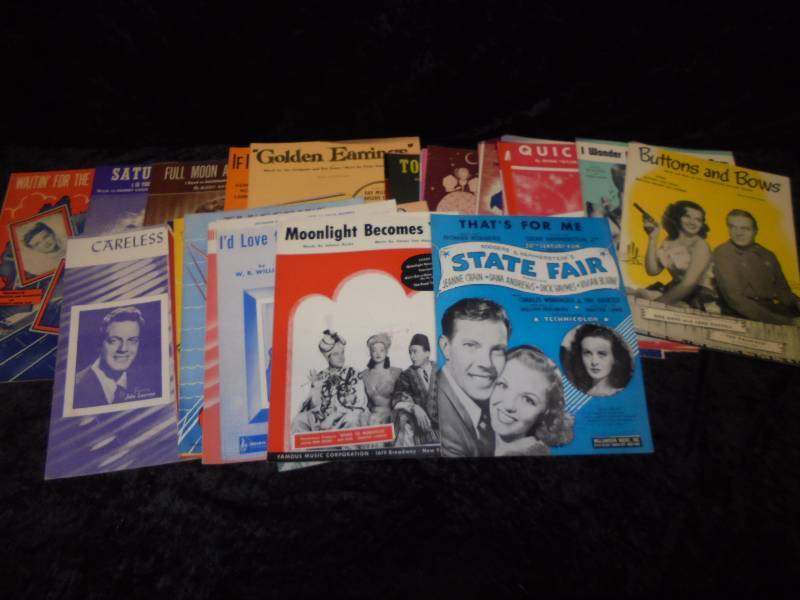 Lot - Vintage Sheet Music