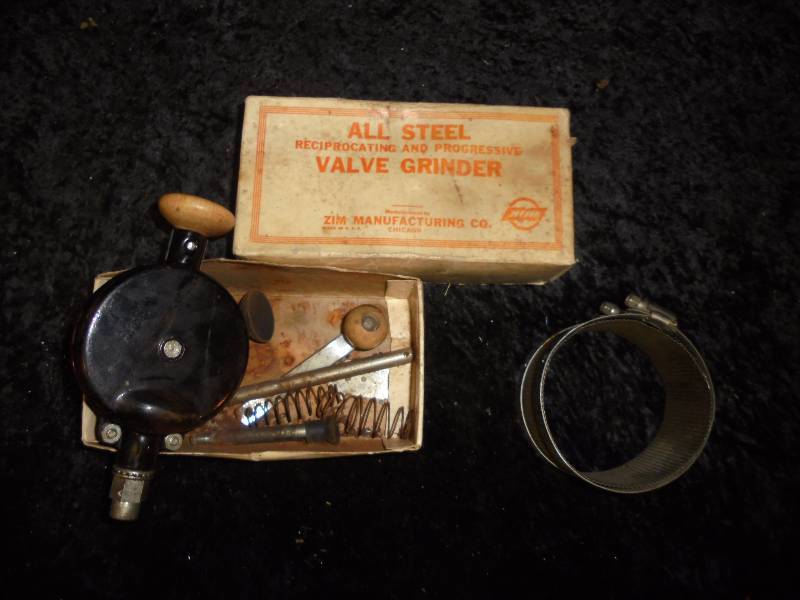 Piston Compressor & Valve Grinder