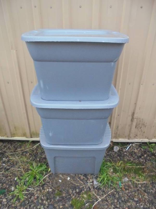 18 Gallon Storage Bins wCovers