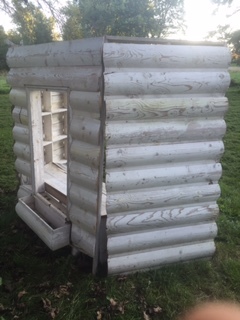 lot 13 image: Solid wood Gazebo in Pieces.. See pictures