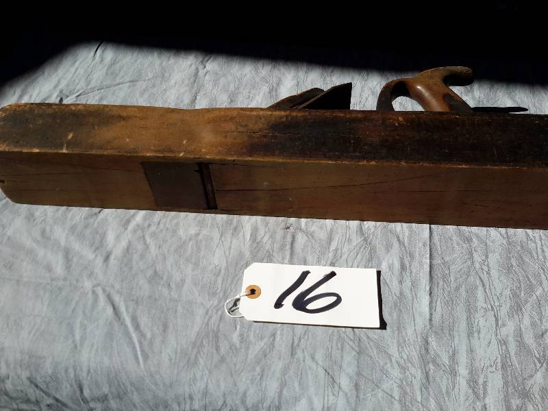 lot 16 image: 24in Antique Wood Plane