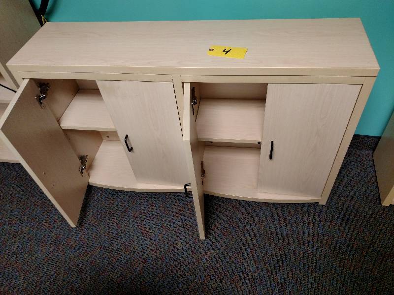 Wood Cabinet, 46.5 x 12 x 29...